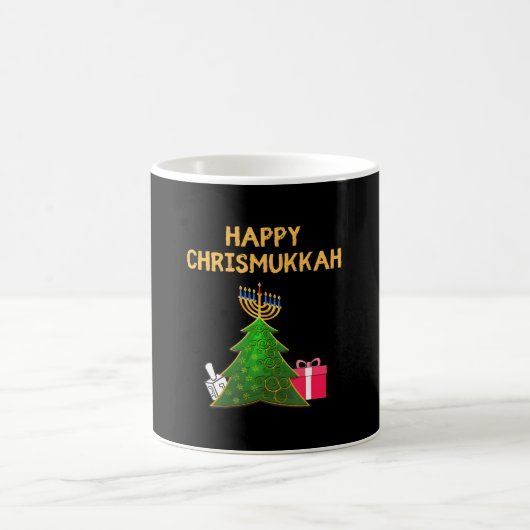 Mug Joyeux Chrismukkah Christmas Tree & Hanoukka (Centre)