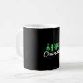 Mug Joyeux Chrismukkah Drôle juif Noël Hanoukka (Devant gauche)