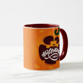 Mug Joyeux Citrouille d'Halloween (Devant droit)
