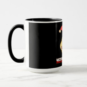 Mug Joyeux Cluckmas, Poulet de Noël drôle