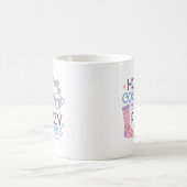 Mug Joyeux Coca Chaud D'Hiver Et Chaussettes Fuzzy (Centre)