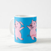Mug Joyeux Cochon rose Sauter Thunder_Cove (Devant gauche)