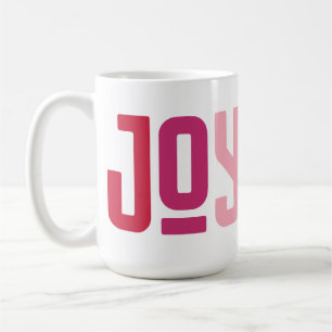 Mug Joyeux Coloré Moderne Gras Tendance Typographiqu