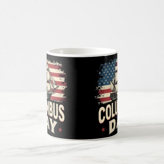 Mug Joyeux Columbus Day of Exploration and Reflection (Centre)