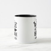 Mug Joyeux comme une sorcière dans une usine de balais (Centre)