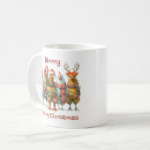 Mug Joyeux coup de poule de Noël (Devant gauche)