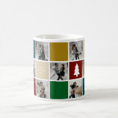 Mug Joyeux Couples de la grille photo de Noël (Centre)