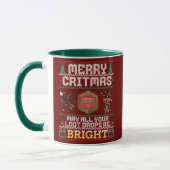 Mug Joyeux Critmas Loot Drop | Chandail moche Archer (Gauche)
