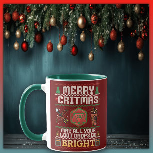 Mug Joyeux Critmas Loot Drop   Chandail moche Archer