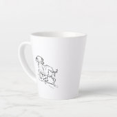 Mug Joyeux Dackel – Mug à Café Chien Salsiège (Angle gauche)
