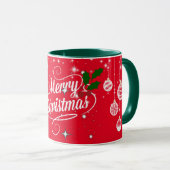 Mug Joyeux décor de Noël (Devant droit)