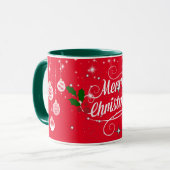 Mug Joyeux décor de Noël (Devant gauche)
