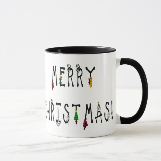 Mug Joyeux décor de Noël (Droite)
