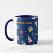 Mug Joyeux design de célébration d'anniversaire (Gauche)