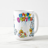 Mug Joyeux dessin de Pâques (Devant droit)