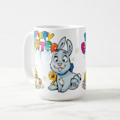Mug Joyeux dessin de Pâques (Devant gauche)