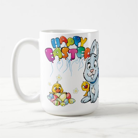 Mug Joyeux dessin de Pâques (Gauche)