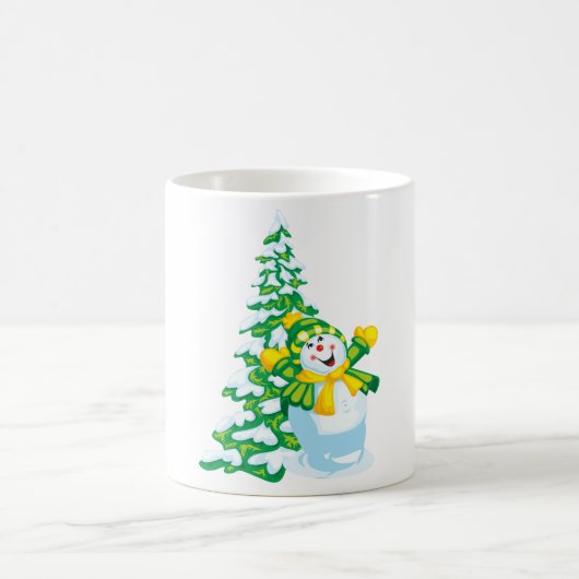 Mug Joyeux dessin de Snowman (Centre)
