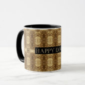 Mug Joyeux Diwali Festival de Lumières Wives Typograph (Devant gauche)