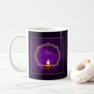Mug Joyeux Diwali violet