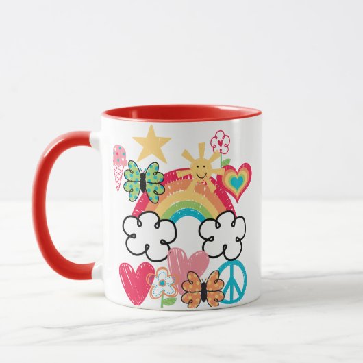 Mug Joyeux Doodles (Gauche)