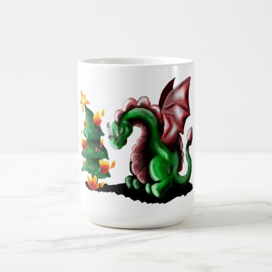 Mug Joyeux dragon de Noël (Centre)