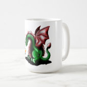 Mug Joyeux dragon de Noël (Devant droit)