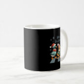 Mug Joyeux Duckmas Drôle Amoureux de canard Santa Hat (Devant droit)