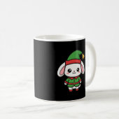 Mug Joyeux Elf Lapin de Noël (Devant droit)
