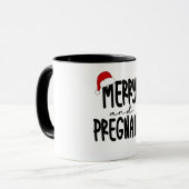 Mug Joyeux & Enceinte Annonce de Grossesse Chapeau de (Devant gauche)