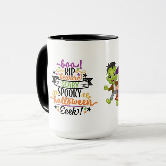 Mug Joyeux enfants d'Halloween (Devant gauche)