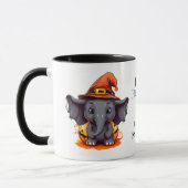 Mug Joyeux Enfants Eléphants Halloween (Gauche)