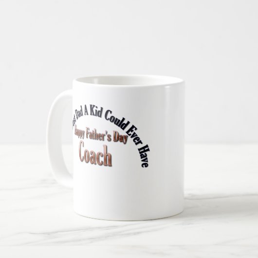 Mug Joyeux entraîneur de Fête des pères (Devant gauche)