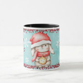 Mug Joyeux et brillant Bunny de Noël (Centre)