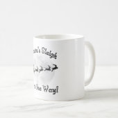 Mug Joyeux et brillant : Festive Noël Design pour Vaca (Devant droit)