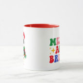 Mug Joyeux et brillant pingouin de Noël (Centre)