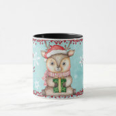 Mug Joyeux et brillants enfants de rennes de Noël (Centre)
