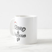 Mug Joyeux et enceinte (Devant gauche)