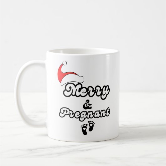 Mug Joyeux et enceinte (Gauche)