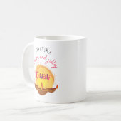 Mug Joyeux et joyeux Diwali personnalisable (Devant gauche)