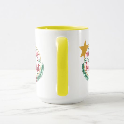 Mug joyeux et lumineux (Poignée)