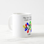 Mug Joyeux et Lumineux Monogramme (Devant gauche)