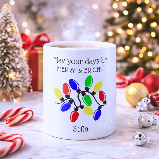 Mug Joyeux et Lumineux Monogramme