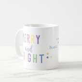 Mug Joyeux et Lumineux Noël (Devant gauche)