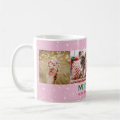 Mug Joyeux et lumineux Noël 4 Photo Collage (Gauche)