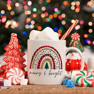 Mug Joyeux et Lumineux Noël Arc-en-ciel
