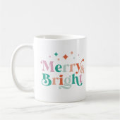 Mug Joyeux et lumineux Noël coloré moderne (Gauche)