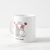 Mug Joyeux félins de Noël (Devant gauche)