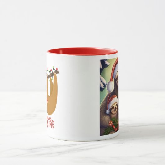 Mug Joyeux fentes de Noël (Centre)