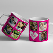 Mug Joyeux Fête des mères amour maman collage photo ro